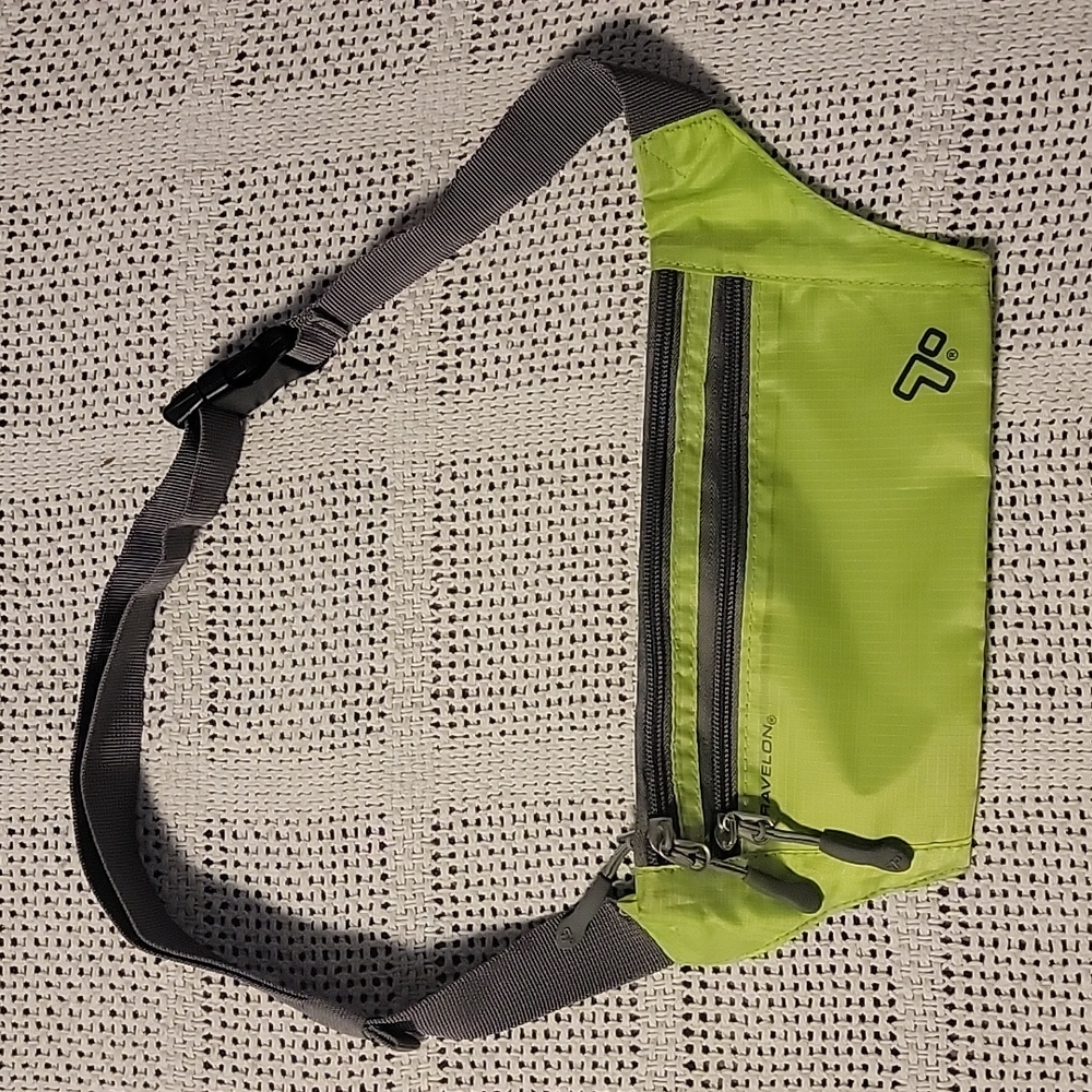 Travelon waistpack neon green